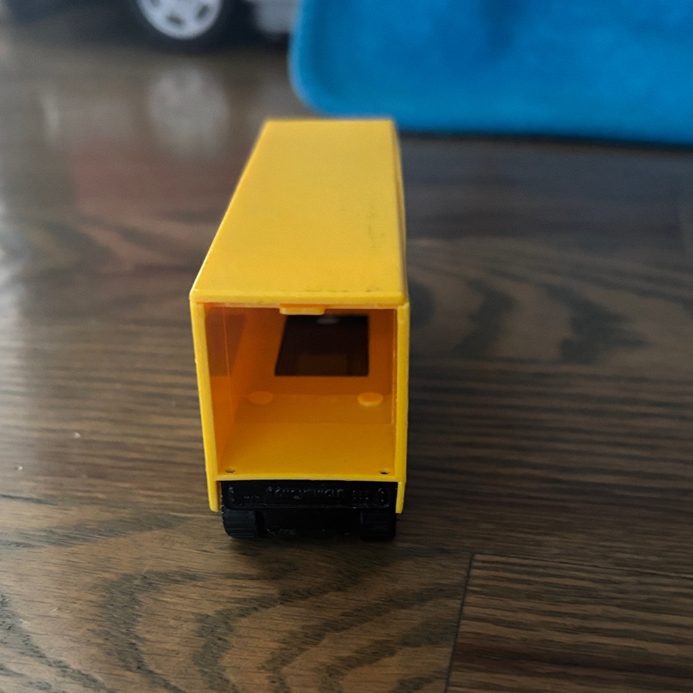 Yellow Kids Toy Truck Trailer - Brand Unknown